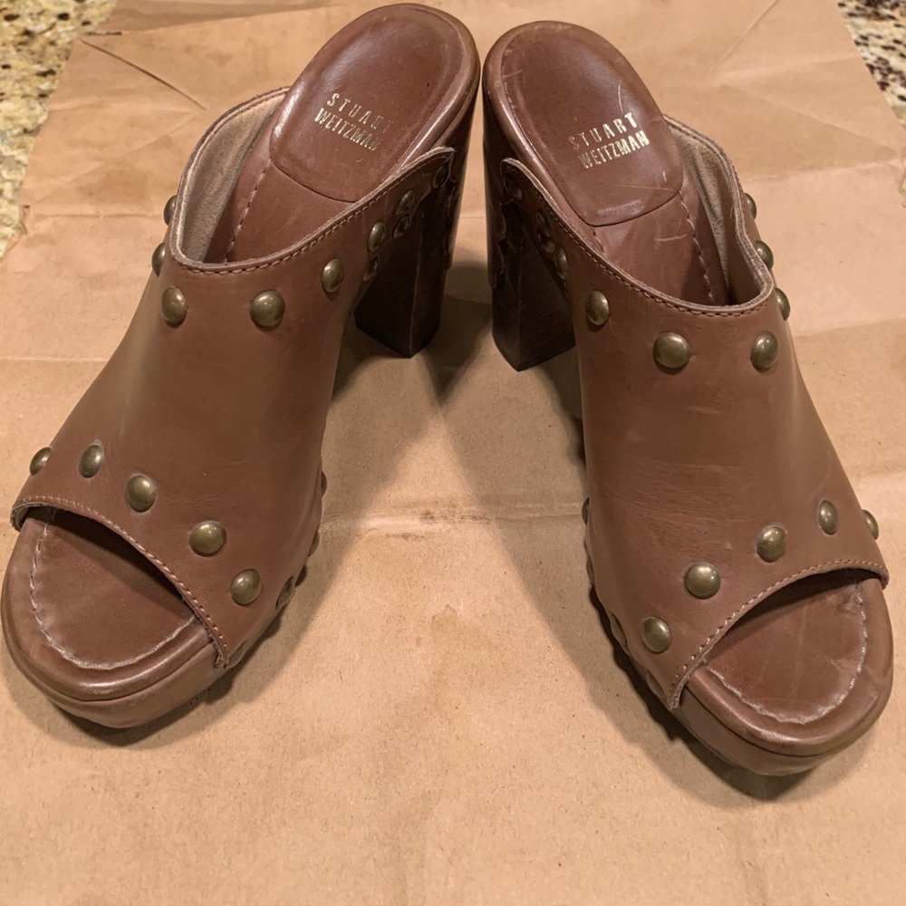 Stuart Weitzman platform shoes